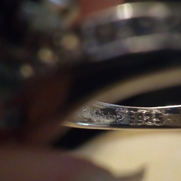 💝2/$20💝NWOT - Sterling Silver Classic Style Crystal Prong Setting Ring - 7 3/4 - Picture 9 of 13